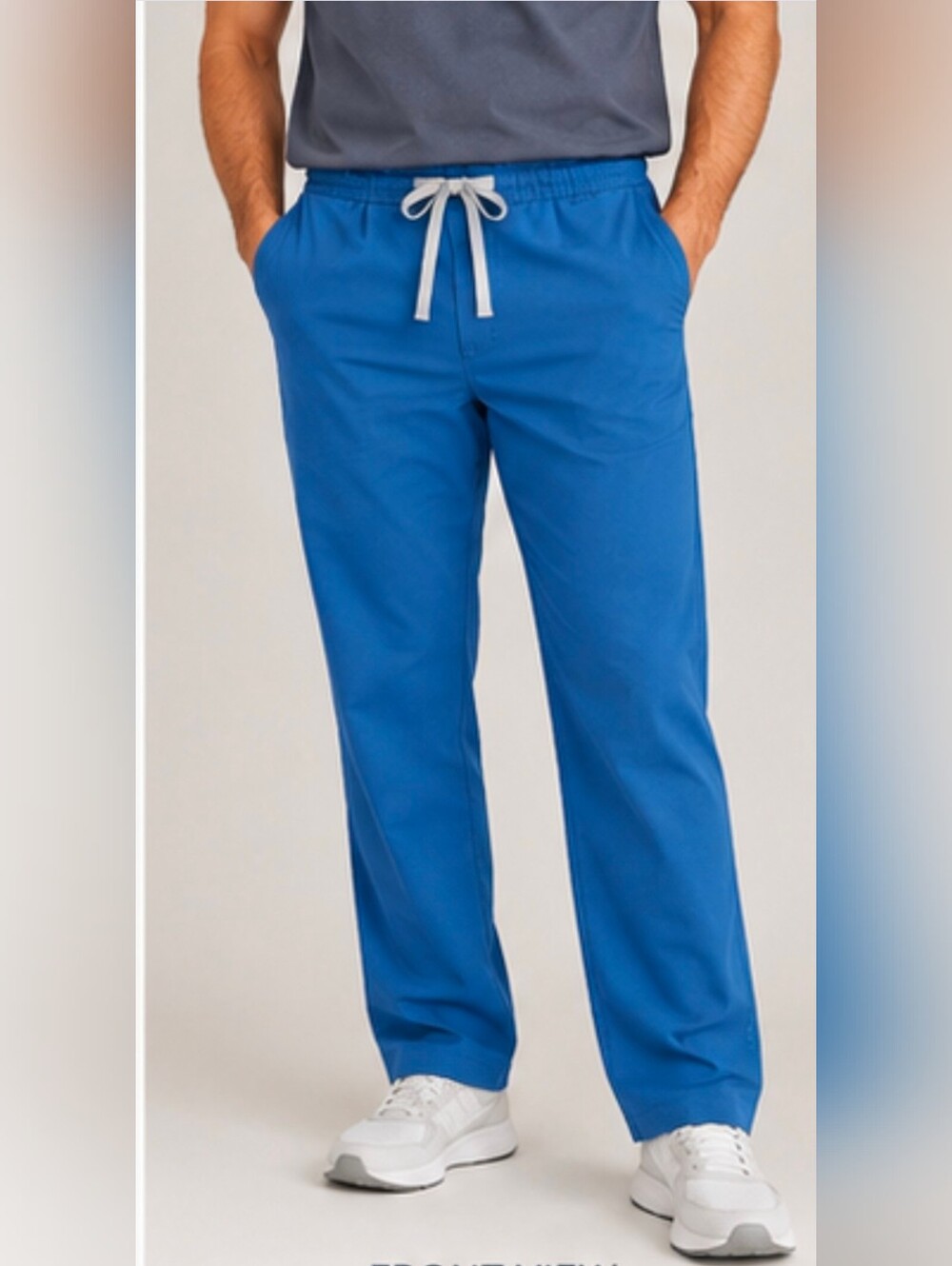FIGS Scrub Pants Men’s Medium Blue Technical Collection Straight Leg